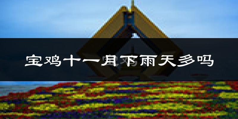 宝鸡十一月下雨天多吗?宝鸡11月份降雨量多少?