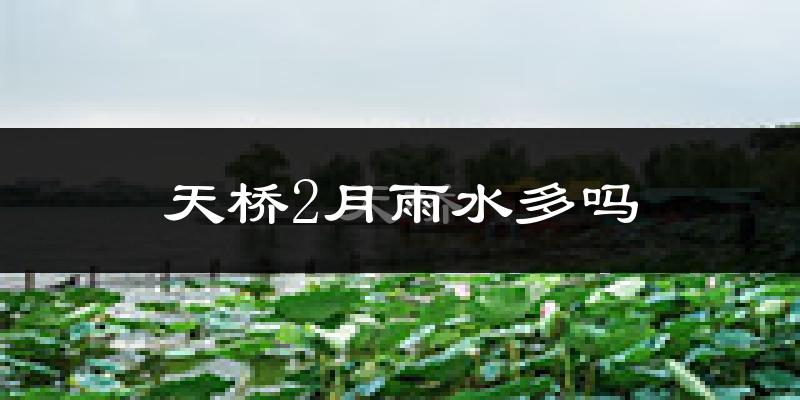 天桥2月雨水多吗?