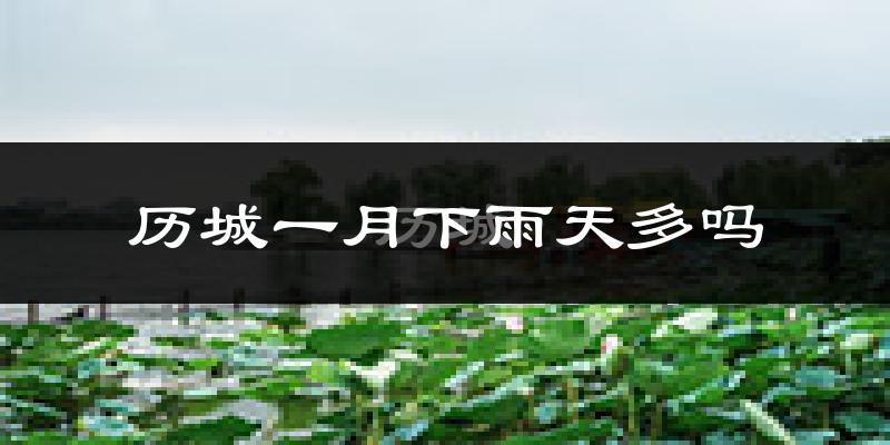历城一月下雨天多吗?历城1月份降雨量多少?
