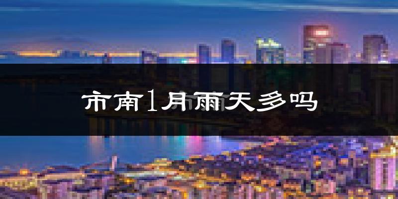 市南1月雨天多吗?