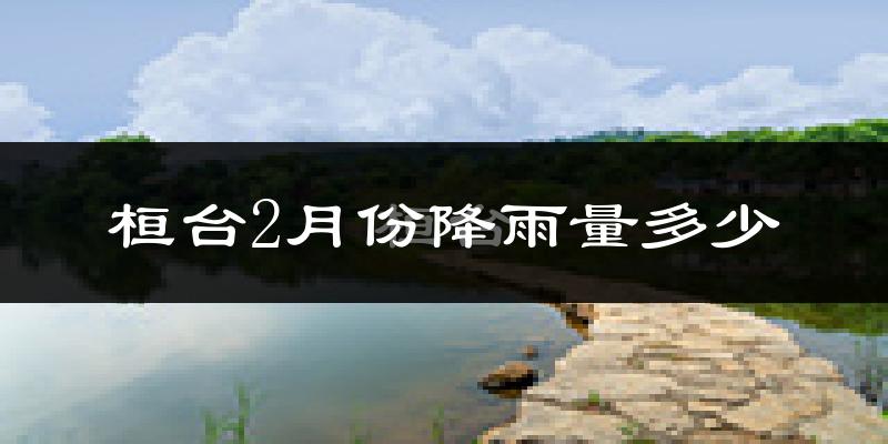 桓台2月份降雨量多少?桓台二月下雨多吗?