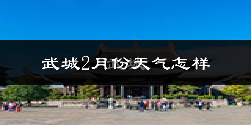 武城县2月份天气如何?冷吗?