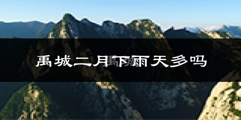 禹城二月下雨天多吗?禹城2月份降雨量多少?