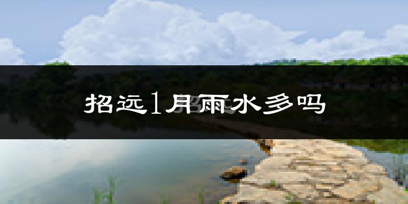 招远1月雨水多吗?