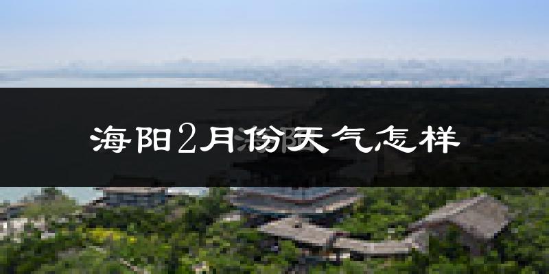 海阳市2月份天气如何?很冷吗?