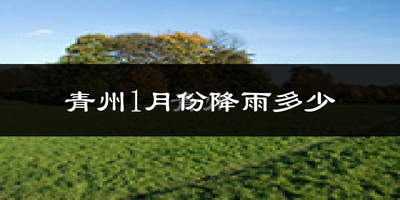 青州1月份降雨多少?