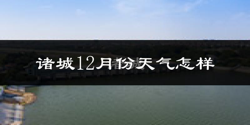 诸城12月份天气怎样?诸城十二月冷不冷?