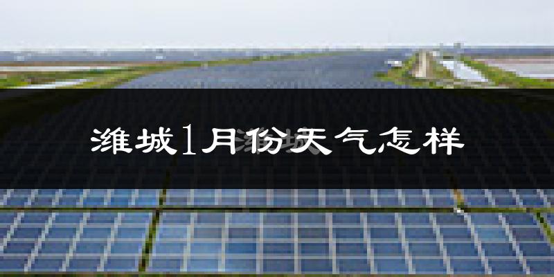 潍城1月份天气怎样?潍城一月冷吗?