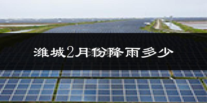 潍城2月份降雨多少?