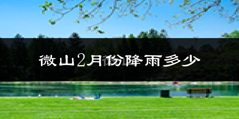 微山2月份降雨多少?