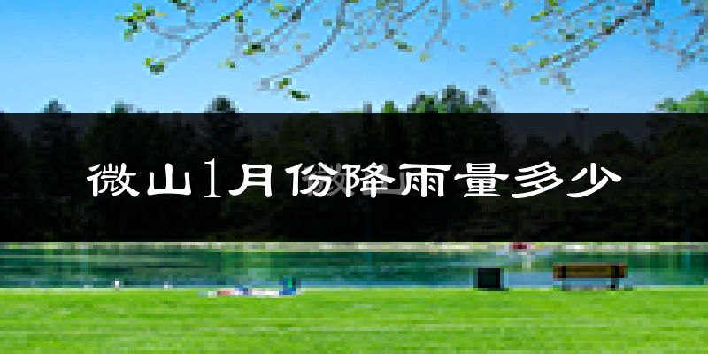 微山1月份降雨量多少?微山一月下雨多吗?