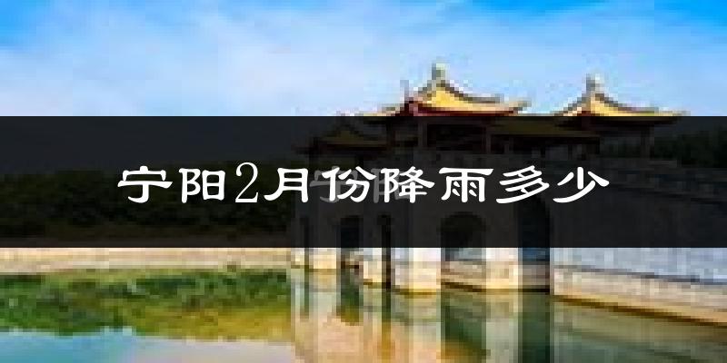 宁阳2月份降雨多少?