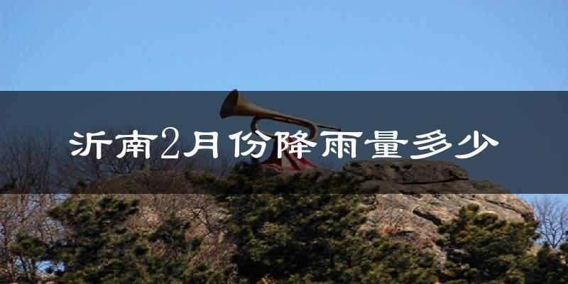 沂南2月份降雨量多少?沂南二月下雨多吗?
