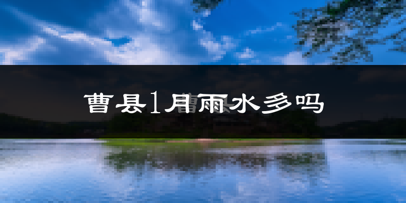 曹县1月雨水多吗?
