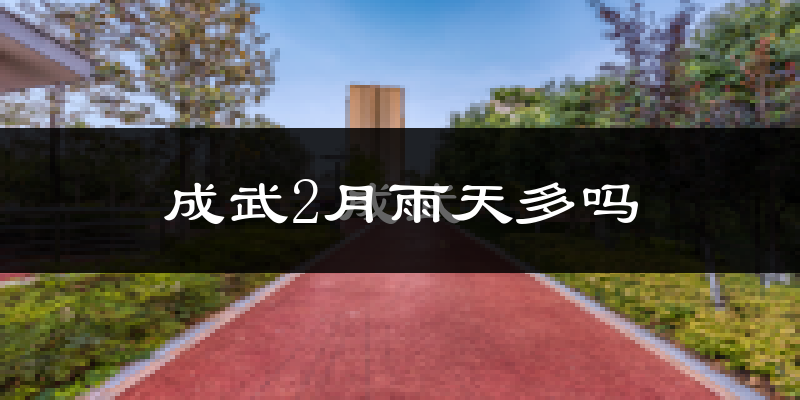 成武2月雨天多吗?