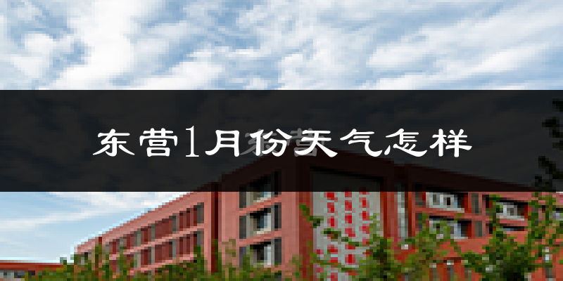 东营1月份天气怎样?东营一月冷吗?