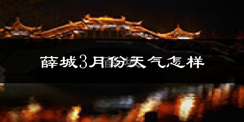 薛城3月份天气怎样?薛城三月冷不冷?