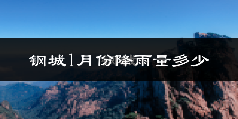 钢城1月份降雨量多少?钢城一月下雨多吗?