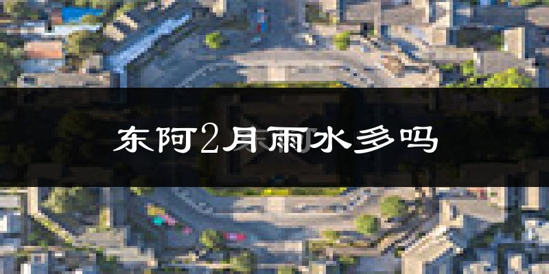 东阿2月雨水多吗?
