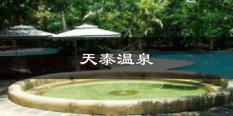 天泰温泉天气预报十五天