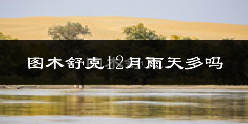 图木舒克12月雨天多吗?