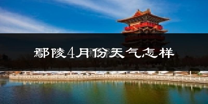 鄢陵县4月份天气如何?冷热情况怎么样?