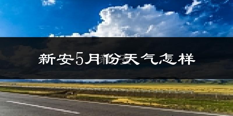 新安县5月份天气如何?很热吗?