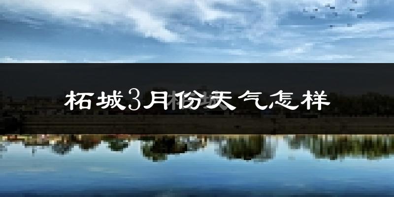 柘城县3月份天气如何?冷吗?