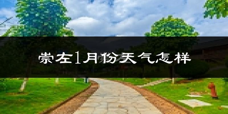 崇左市1月份天气如何?天气冷热情况分析